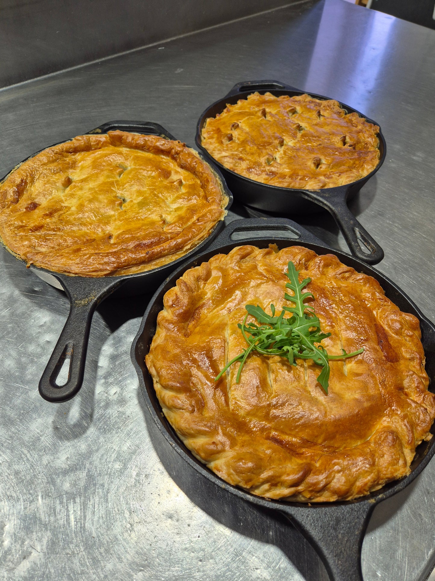 Chicken & Leek Skillet Pie - Family Size